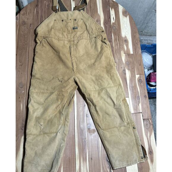 Vintage Men's OshKosh Overalls Double Kneed Size 50 Made In USA - Picture 1 of 15
